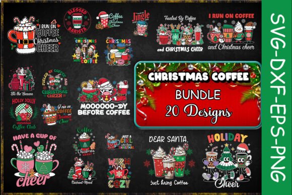 Download Christmas Coffee SVG Bundle - Premium Bundle