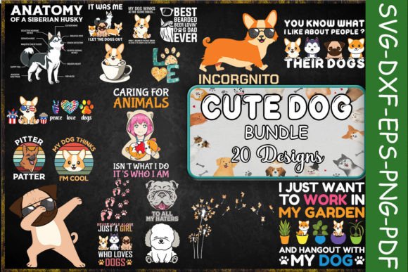 Download Cute Dog SVG Bundle - Premium Resources